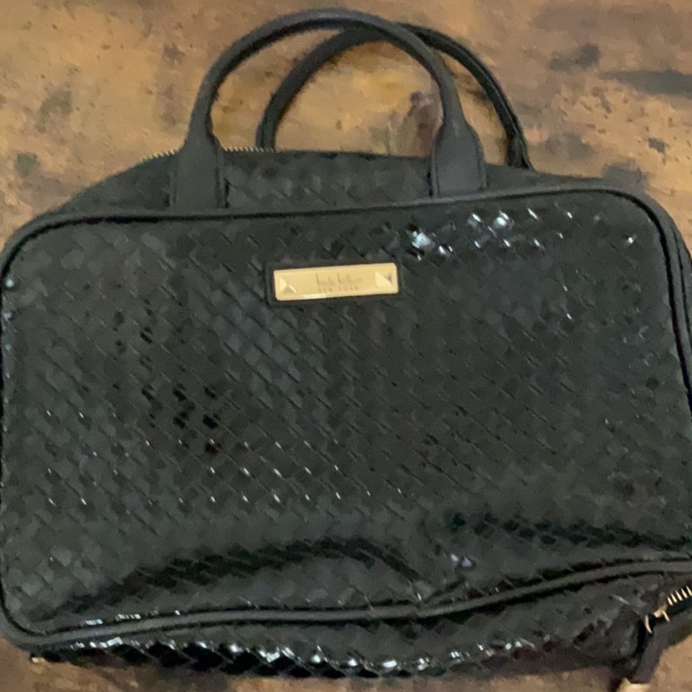 Nicole Miller cosmetic bag black
